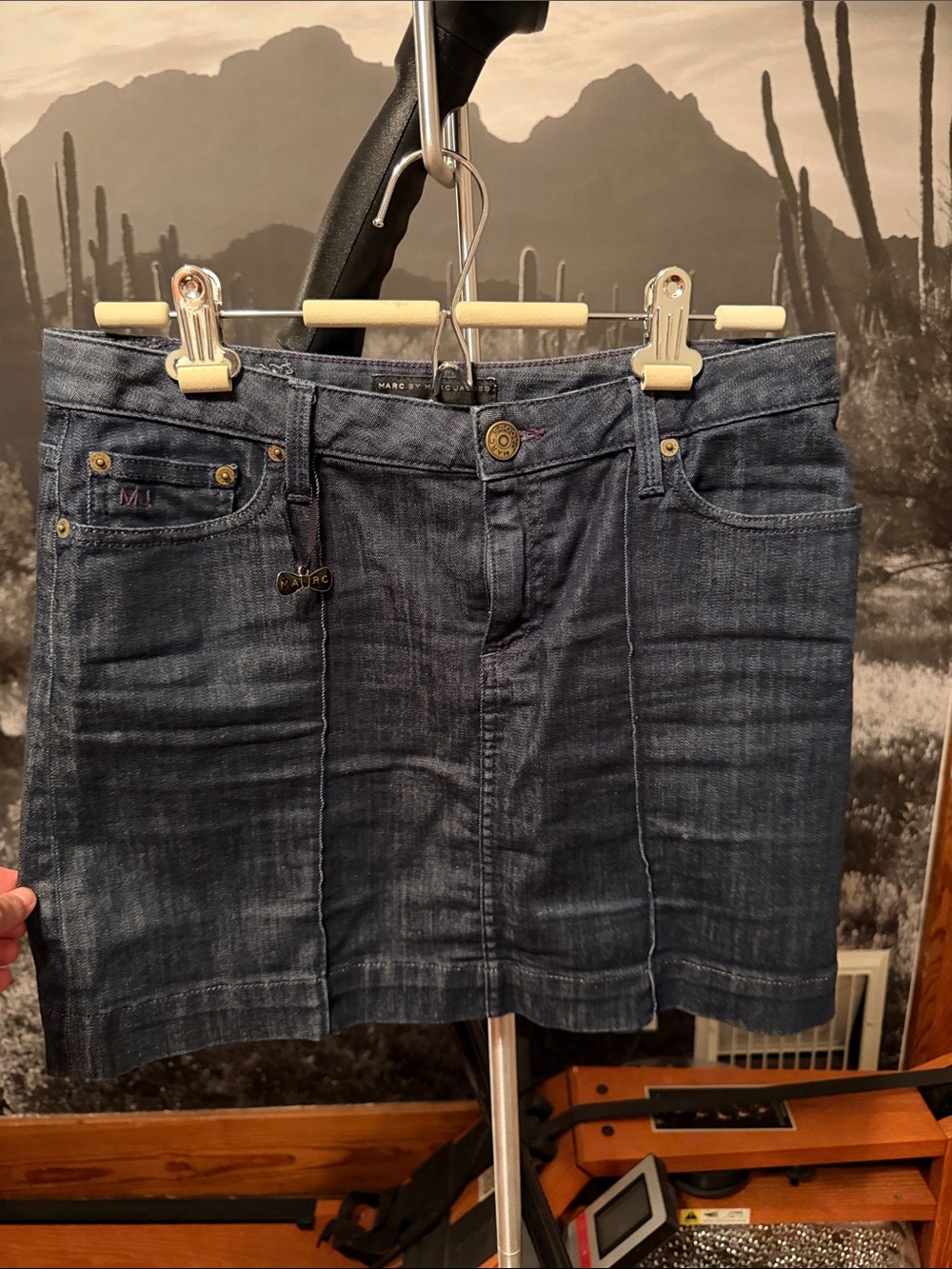 Marc By Marc Jacobs Denim Mini Skirt Early 2000s Size 6